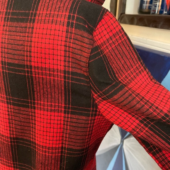 Grace Karin Grid Curved Hem Hooded - Picture 8 of 15